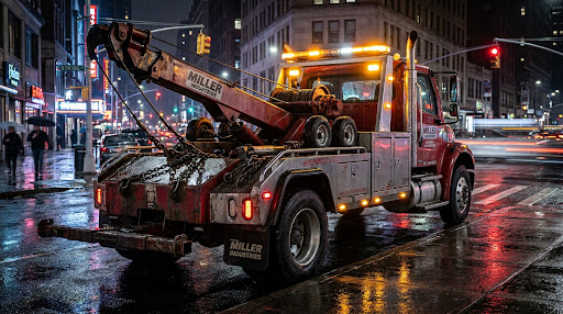 Heavy commercial rotator wrecker tow truck in Louisville KY